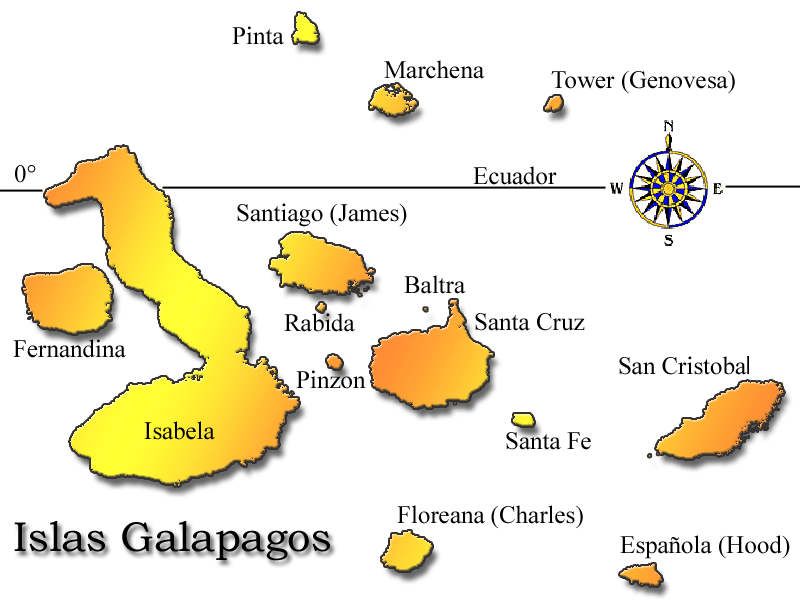  Mapa Islas Galápagos